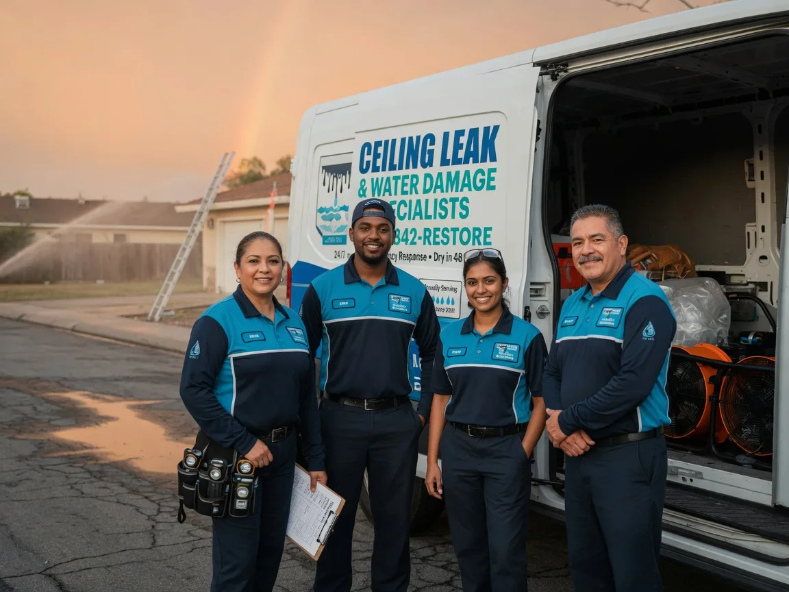 Ceiling Leak Cleanup company in Vernon, MI