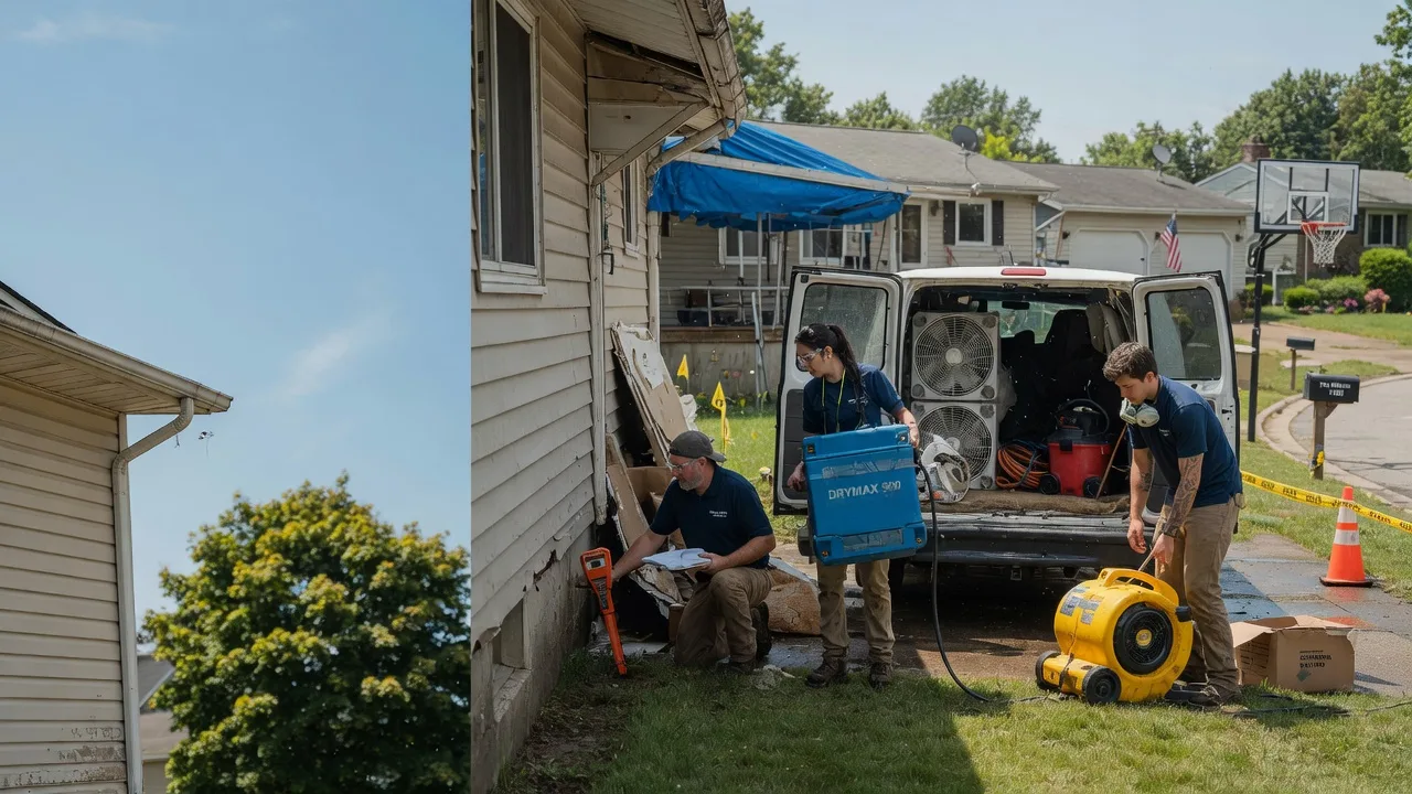 Ceiling Leak Cleanup in Vernon, MI near me
